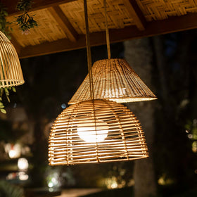 LAMPE SUSPENSION SANS FIL BOSSA NATURE
