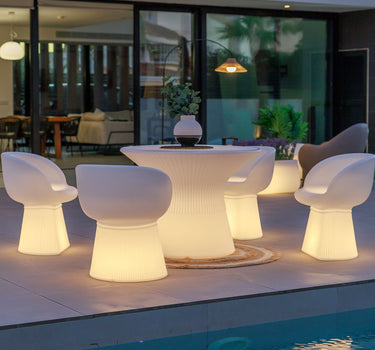 TABLE BASSE CAPRI 75 AVEC LUMIÈRE / SANS LUMIÈRE