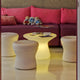 TABOURET BAS ROND CORFU 40 AVEC LUMIÈRE / SANS LUMIÈRE