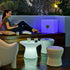 TABOURET BAS ROND CORFU 40 AVEC LUMIÈRE / SANS LUMIÈRE