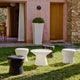 TABOURET BAS ROND CORFU 40 AVEC LUMIÈRE / SANS LUMIÈRE