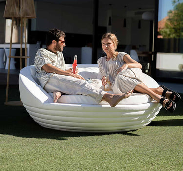 LIT DE JARDIN FORMENTERA AVEC LUMIÈRE / SANS LUMIÈRE