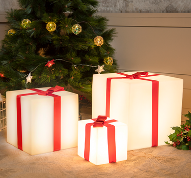 CUBE DE NOËL LUMINEUX GIFTY 32