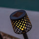 GRETITA pique solaire de jardin (4 pcs) - Couleur Noir