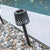 GRETITA pique solaire de jardin (4 pcs) - Couleur Noir