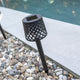 GRETITA pique solaire de jardin (4 pcs) - Couleur Noir