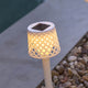 GRETITA pique solaire de jardin (4 pcs) - Couleur Blanc