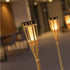 HIAMA pique de jardin solaire avec lumière à effet flamme(4 pièces)