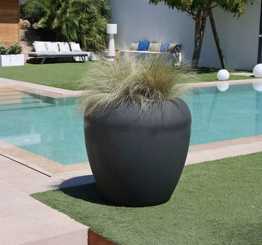 POT DE FLEURS ROND ARECA 80 - 01