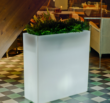 JARDINIÈRE HAUTE JUNCO 80 AVEC LUMIÈRE