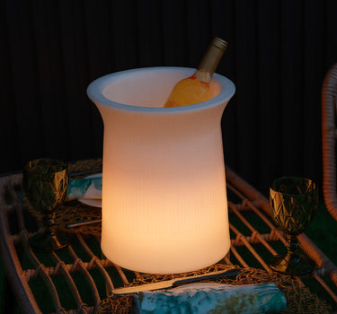 SEAU À BOUTEILLES LUMINEUX SOLAIRE MALTA