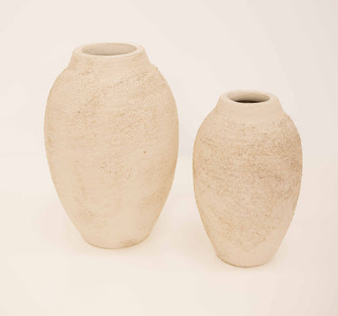 Vase en céramique rugueuse SALINA HIGH