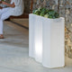 JARDINIÈRE HAUTE RECTANGULAIRE PALMERA AVEC LUMIÈRE