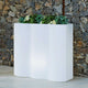JARDINIÈRE HAUTE RECTANGULAIRE PALMERA AVEC LUMIÈRE