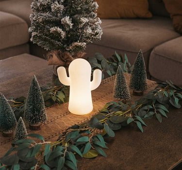 LAMPES DE TABLE NOËL PANCHITO BLANC TRANSLUCIDE