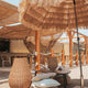 Parasol extérieur en acier ø220 x 230cm