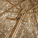 Parasol en bois avec housse en fibre naturelle pour l'extérieur ø210x260