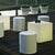 TABOURET ROND EN COULEURS OPAQUES TAFY