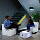 Pack x1 Table Tarida Tab + x2 Sièges Tarida Sit (sans accoudoirs)