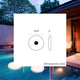 Enceinte de piscine sans fil PLAY DISK 40