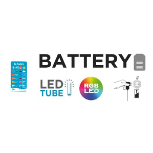 KIT "TUBE BATTERY" (MODULE+TUBE RGB 150 cm +TÉLÉCOMMANDE+CHARGEUR)